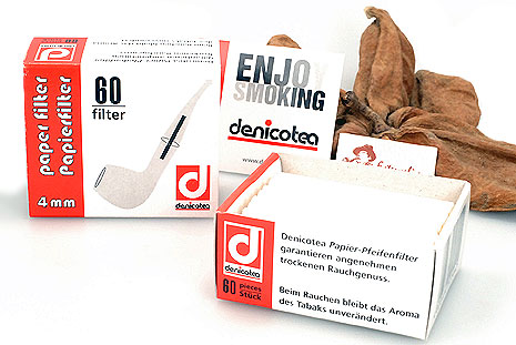 denicotea Blitz System Papierfilter 4mm (60 Filter)  denicotea Blitz System Papierfilter 4mm (60 Filter)